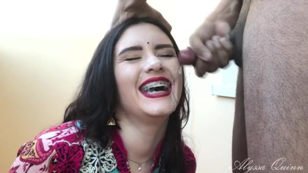 Alyssa Quinn - Deepthroat Sloppy Blowjob And Facefucked In Nature - desi-porntube.com - India on v0d.com