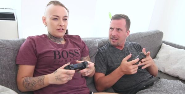 Tess X's t*** titties bounce as Jessy Jones pounds her doggy style - alphaporno.com on v0d.com