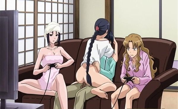 Brunette babe's big juggs jiggle in steamy anime compilations - alphaporno.com on v0d.com