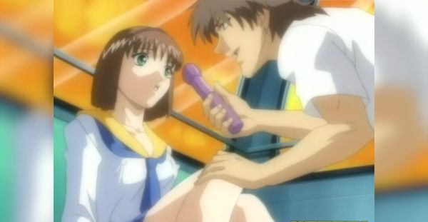 Blue-haired babe betrays hubby in raunchy hentai - alphaporno.com on v0d.com
