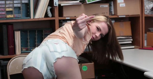 Alina's t*** titties bounce as Ryan pounds her from behind at the local shortie shop - alphaporno.com on v0d.com