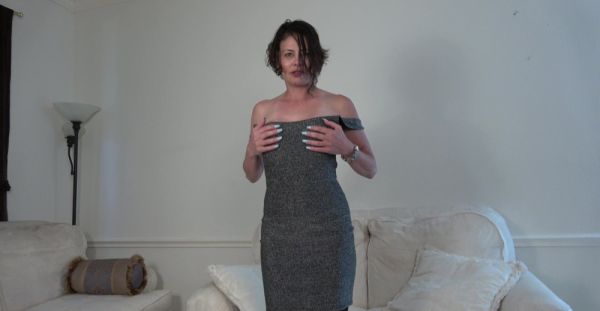 Sultry Mature Mimi in Stockings Fakes Tits & Moans on Sofa - alphaporno.com on v0d.com
