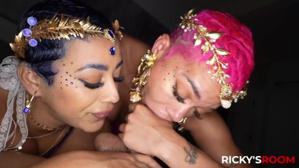 Ms Sapphire, Ricky Johnson And Jasamine Banks - Jasamine And Mss Missionary Video - desi-porntube.com - India on v0d.com